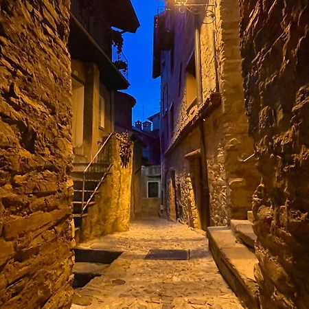 Romantic Home Stone With Amazing View Lake Of Como And Oleandra Laglio Esterno foto