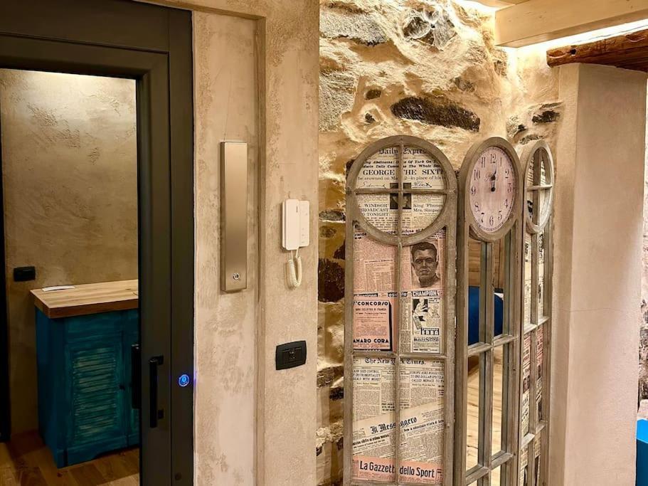 Romantic Home Stone With Amazing View Lake Of Como And Oleandra Laglio Esterno foto