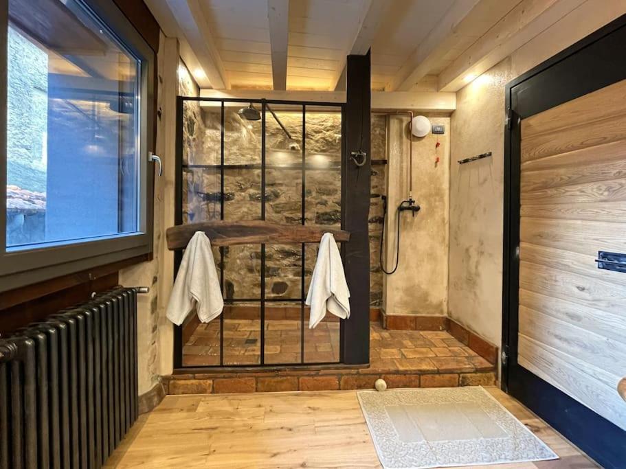 Romantic Home Stone With Amazing View Lake Of Como And Oleandra Laglio Esterno foto