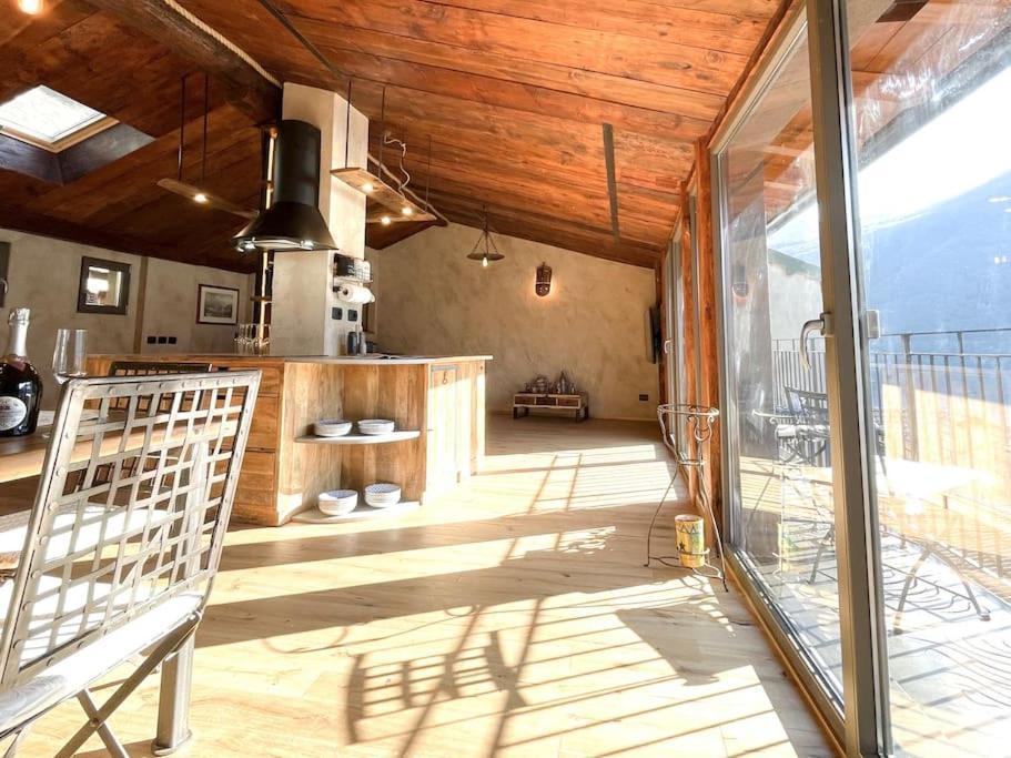 Romantic Home Stone With Amazing View Lake Of Como And Oleandra Laglio Esterno foto